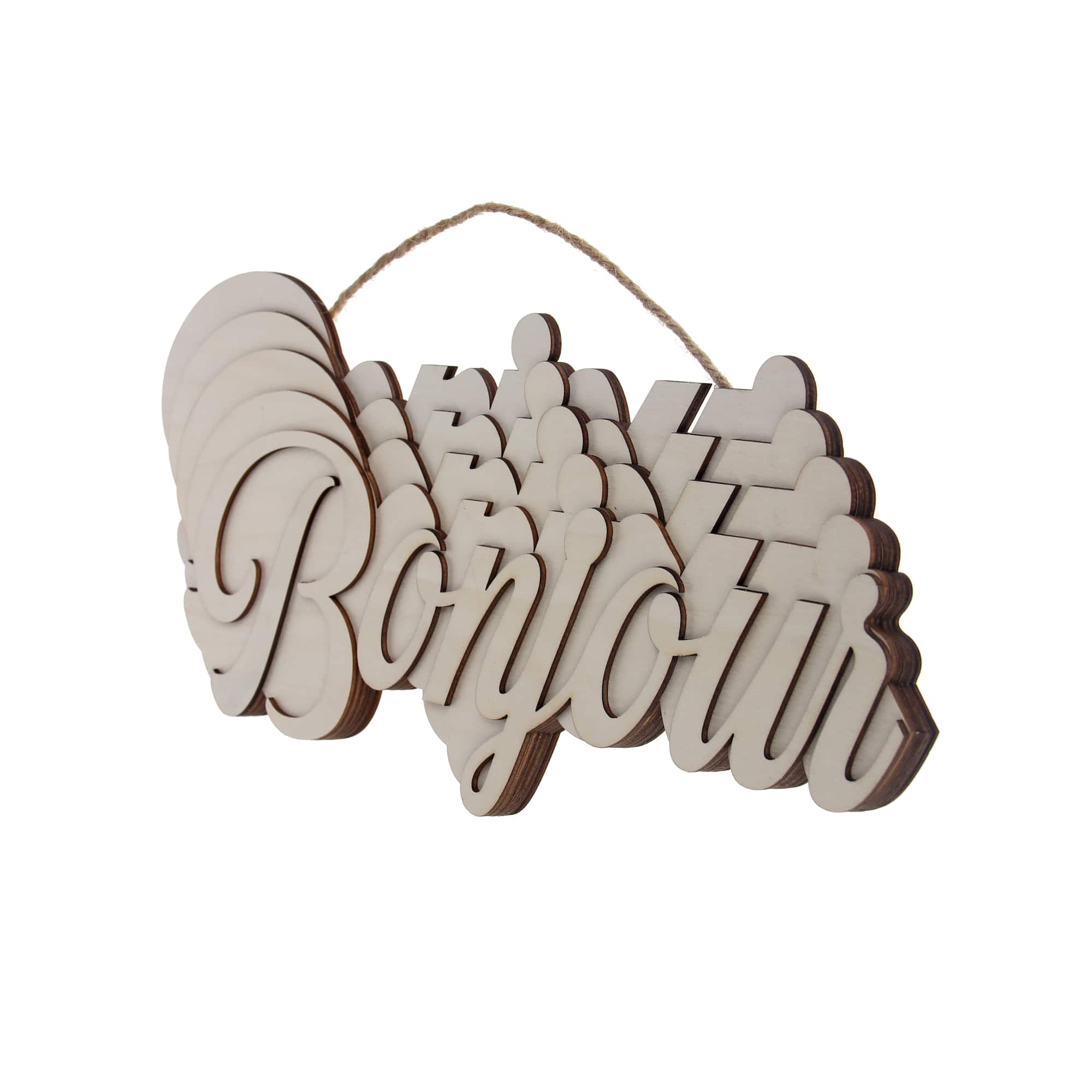 Jonathan Adler x Michaels 15.75" Pop Art Bonjour DIY Wood Plaque